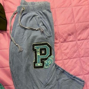 Victoria’s Secret Pink pajama/sweat pants. Vintage look.